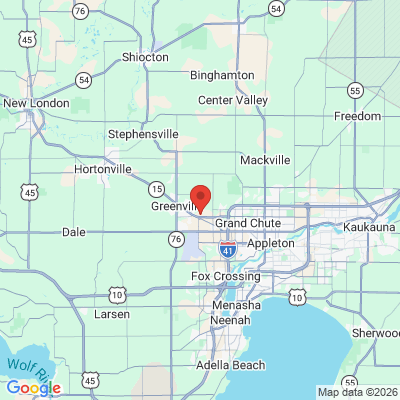 Map to  office in Appleton, WI