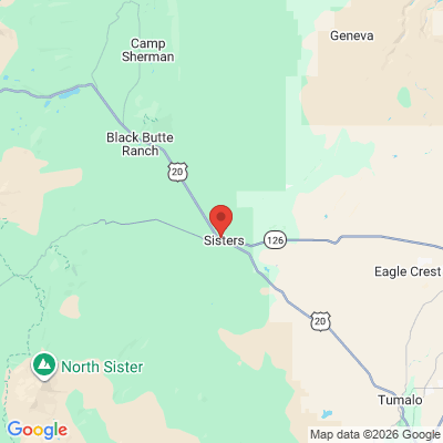 Map to  office in Sisters, OR
