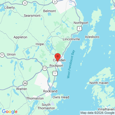 Map to  office in Camden, ME