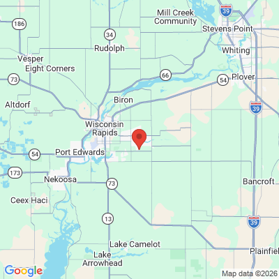 Map to  office in Wisconsin Rapids, WI