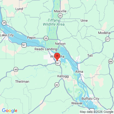 Map to  office in Wabasha, MN