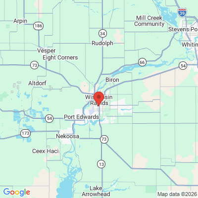 Map to  office in Wisconsin Rapids, WI