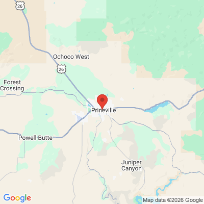Map to  office in Prineville, OR