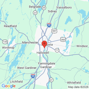 Map to State Street Dental Care office in Augusta, ME