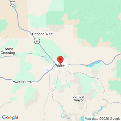 Map to  office in Prineville, OR