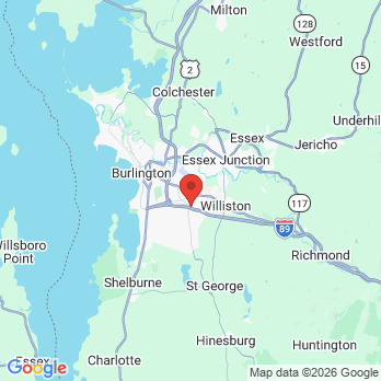 Map to Green Mountain Dental office in South Burlington, VT