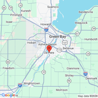 Map to  office in De Pere, WI