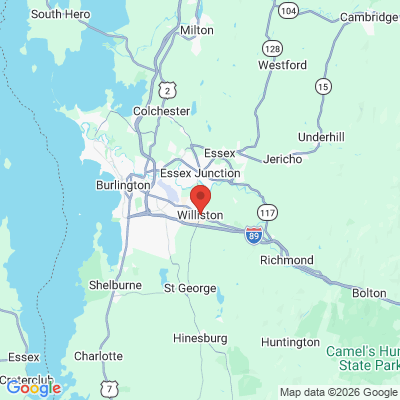 Map to  office in Williston, VT