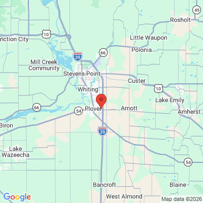 Map to  office in Plover, WI