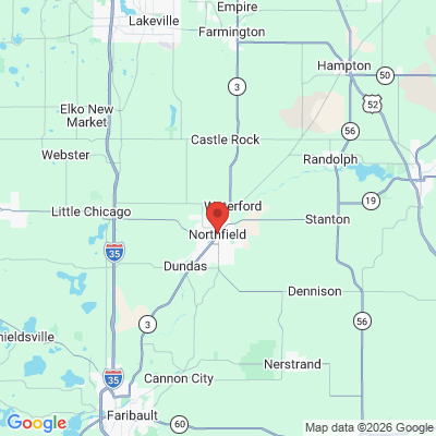 Map to  office in Northfield, MN