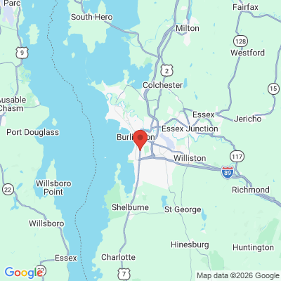 Map to  office in Burlington, VT