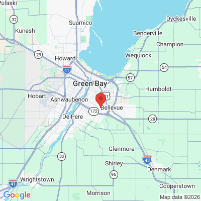 Map to  office in Heartland Dental