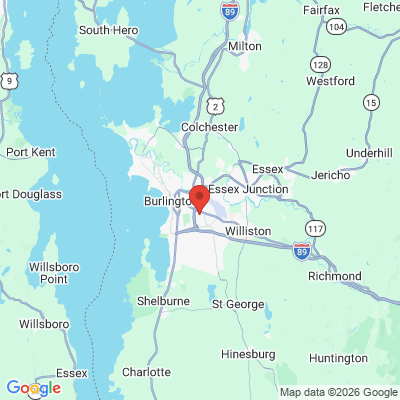 Map to  office in South Burlington, VT