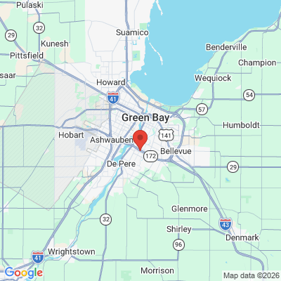 Map to  office in Green Bay, WI
