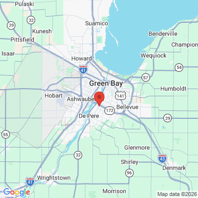 Map to  office in Green Bay, WI
