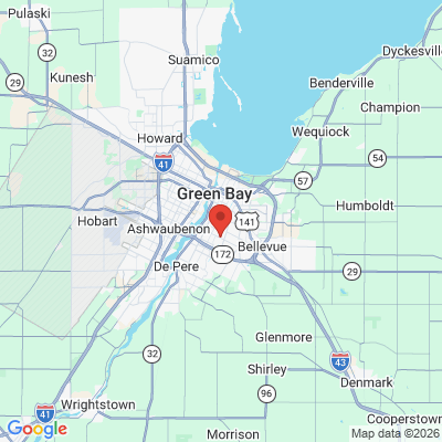Map to  office in Green Bay, WI