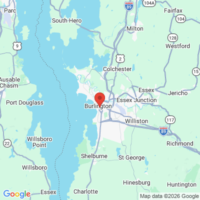 Map to  office in Burlington, VT