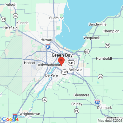 Map to  office in Green Bay, WI