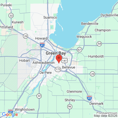 Map to  office in Green Bay, WI