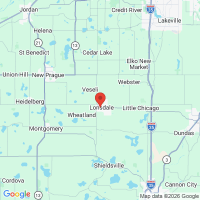 Map to  office in Lonsdale, MN