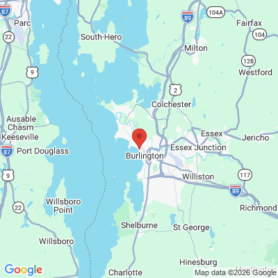 Map to  office in Burlington, VT