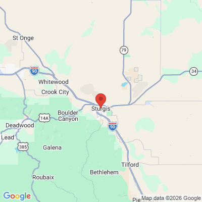Map to  office in Sturgis, SD