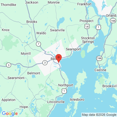 Map to  office in Belfast, ME