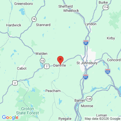 Map to  office in Danville, VT