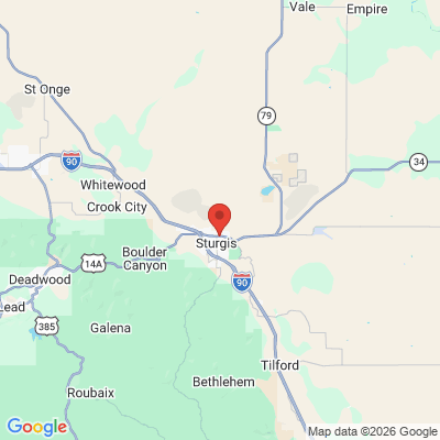 Map to  office in Sturgis, SD