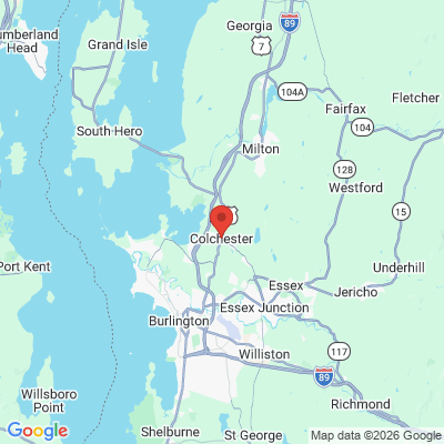 Map to  office in Colchester, VT