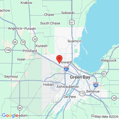 Map to  office in Green Bay, WI