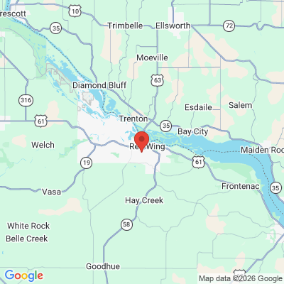 Map to  office in Red Wing, MN