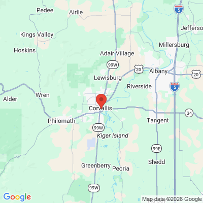 Map to  office in Corvallis, OR