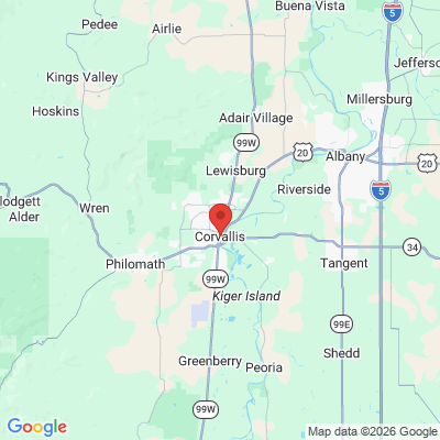 Map to  office in Corvallis, OR