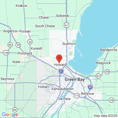 Map to  office in Green Bay, WI