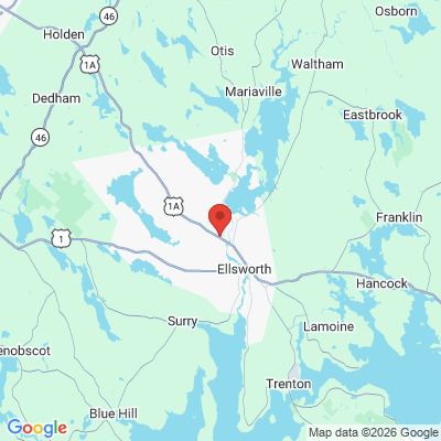 Map to  office in Ellsworth, ME