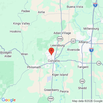 Map to  office in Corvallis, OR