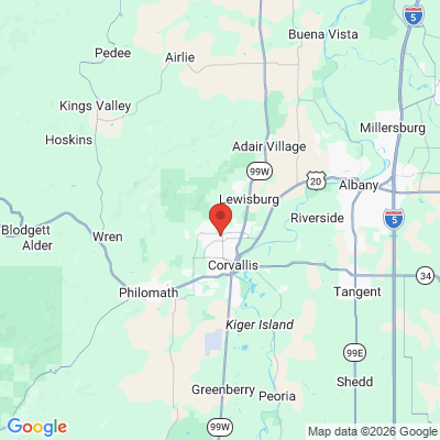 Map to  office in Corvallis, OR