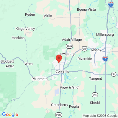 Map to  office in Corvallis, OR