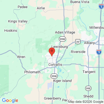 Map to Aspire Implants and Periodontics office in Corvallis, OR