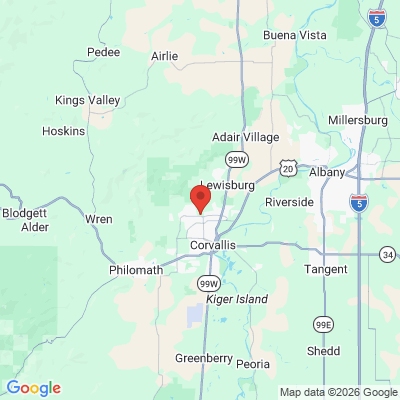 Map to  office in Corvallis, OR