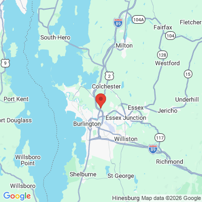Map to  office in Colchester, VT