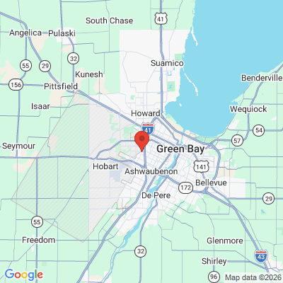 Map to  office in Green Bay, WI