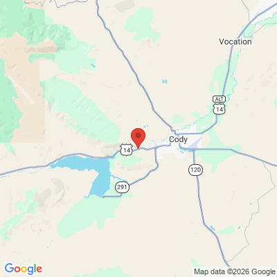 Map to  office in Cody, WY