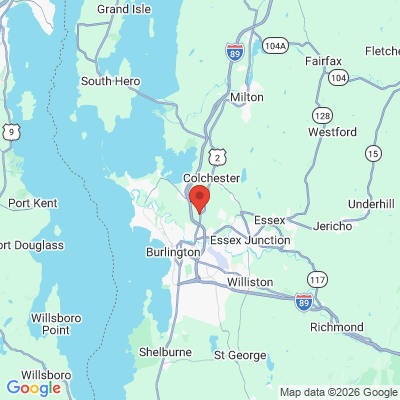 Map to  office in Colchester, VT