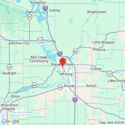 Map to  office in Stevens Point, WI