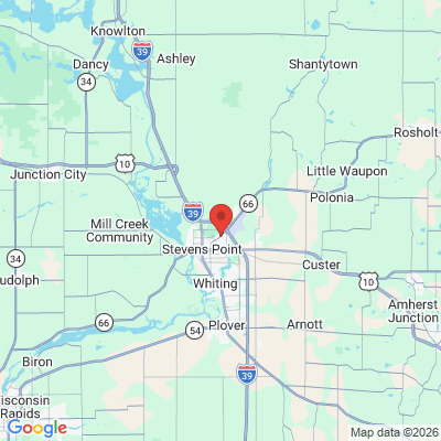 Map to  office in Stevens Point, WI