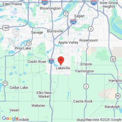 Map to  office in Lakeville, MN