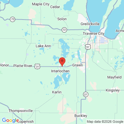 Map to  office in Interlochen, MI
