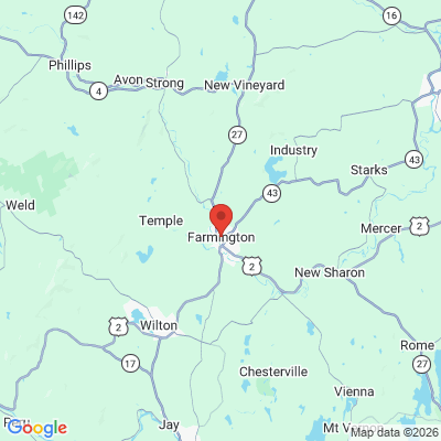Map to  office in Farmington, ME